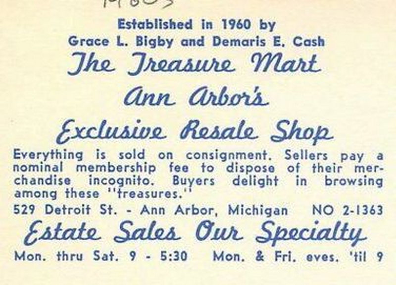 Treasure Mart - Vintage Postcard